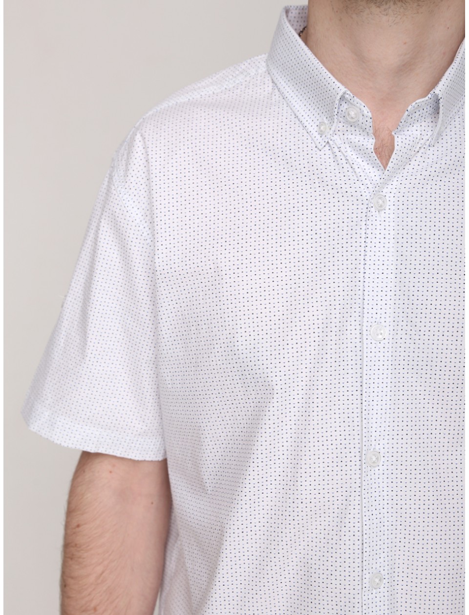 рубашка к/р JP BG 9508-2-1 бел. . . l-3xl M