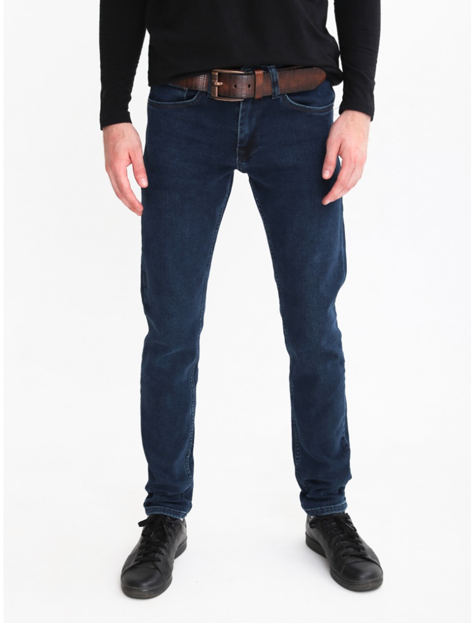 джинси Archls 4037 т-синій (хакі) скіні 30-38рм Ч