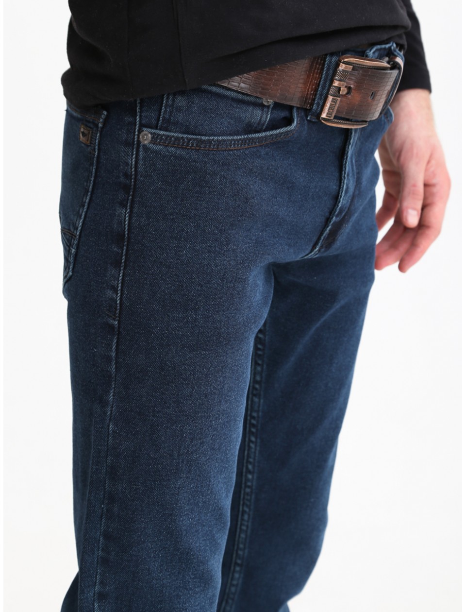 джинси Archls 4037 т-синій (хакі) скіні 30-38рм Ч