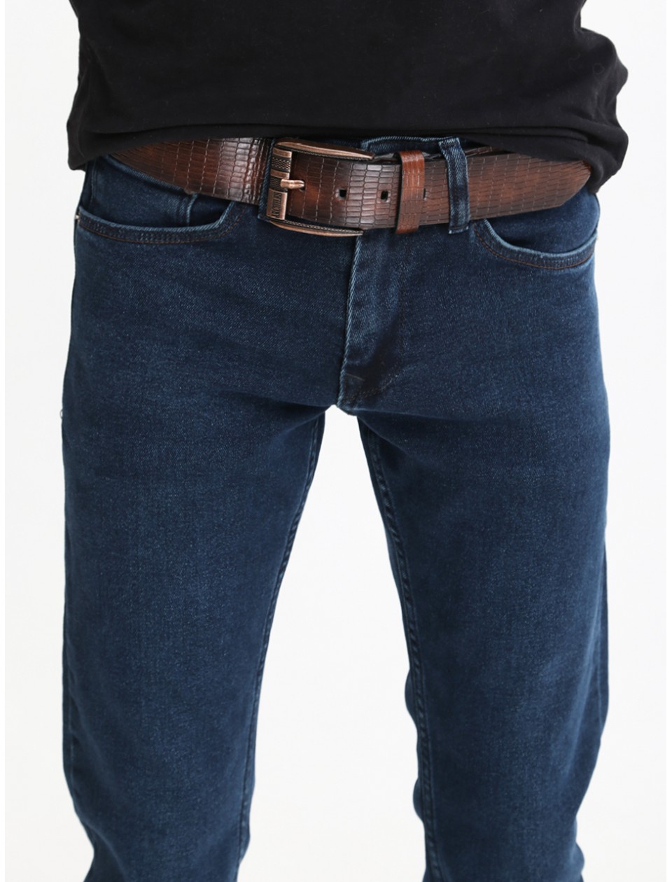 джинси Archls 4037 т-синій (хакі) скіні 30-38рм Ч