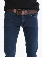 джинси Archls 4037 т-синій (хакі) скіні 30-38рм Ч