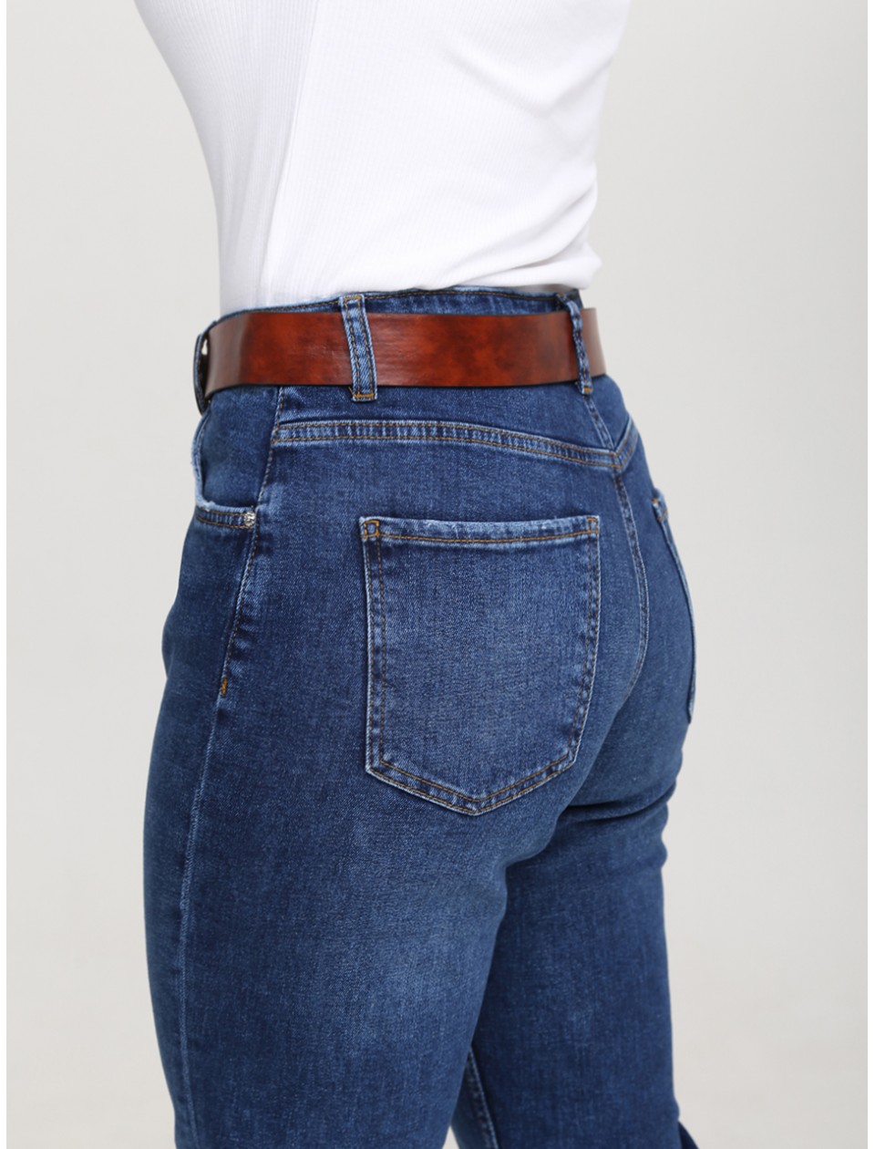 джинси б/ ANG 3026-B-934 син МОМ 28-33/30 рЖ