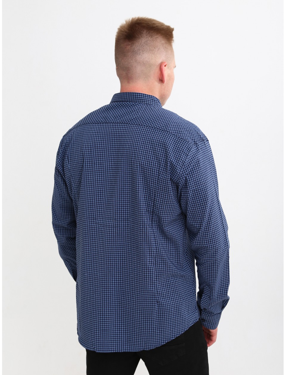 сорочка бт JPB 7901-B-1 т-синХблакитн  3-6x  Ч