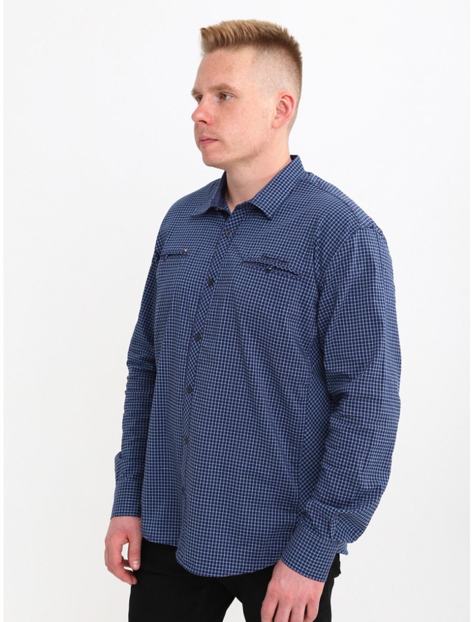 сорочка бт JPB 7901-B-1 т-синХблакитн  3-6x  Ч