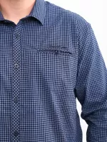 сорочка бт JPB 7901-B-1 т-синХблакитн  3-6x  Ч