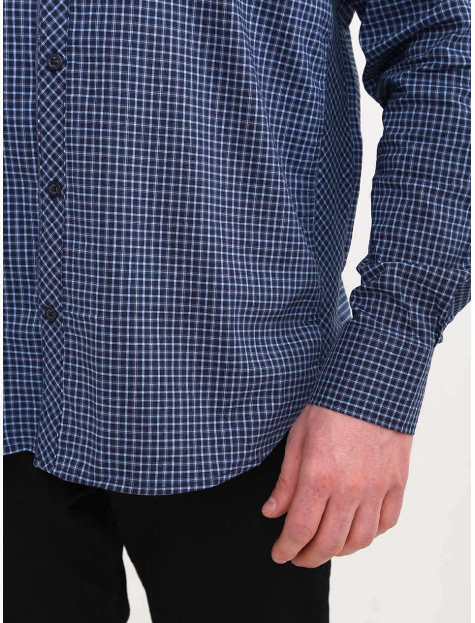 сорочка бт JPB 7901-B-1 т-синХблакитн  3-6x  Ч