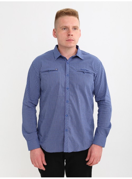 сорочка JPB 7901-2 синХбілий  l-3x  Ч