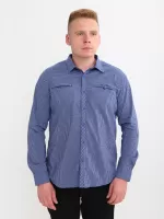 сорочка JPB 7901-2 синХбілий  l-3x  Ч