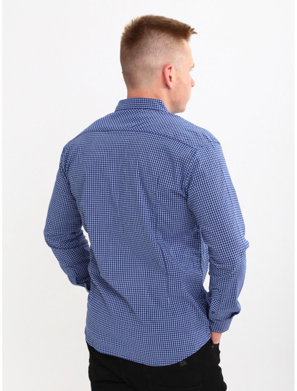 сорочка JPB 7901-2 синХбілий  l-3x  Ч