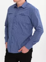 сорочка JPB 7901-2 синХбілий  l-3x  Ч