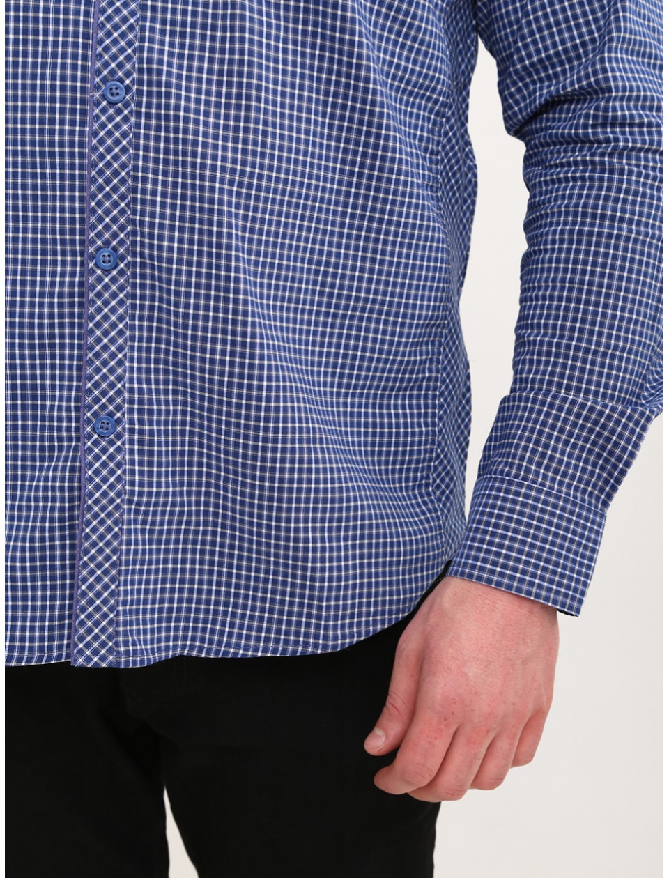 сорочка JPB 7901-2 синХбілий  l-3x  Ч