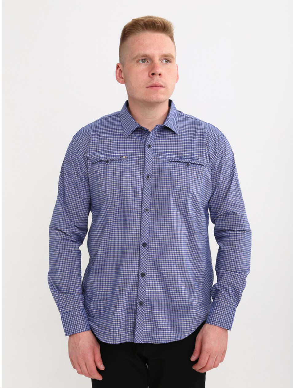 сорочка JPB 7901-3 синХбеж  l-3x  Ч