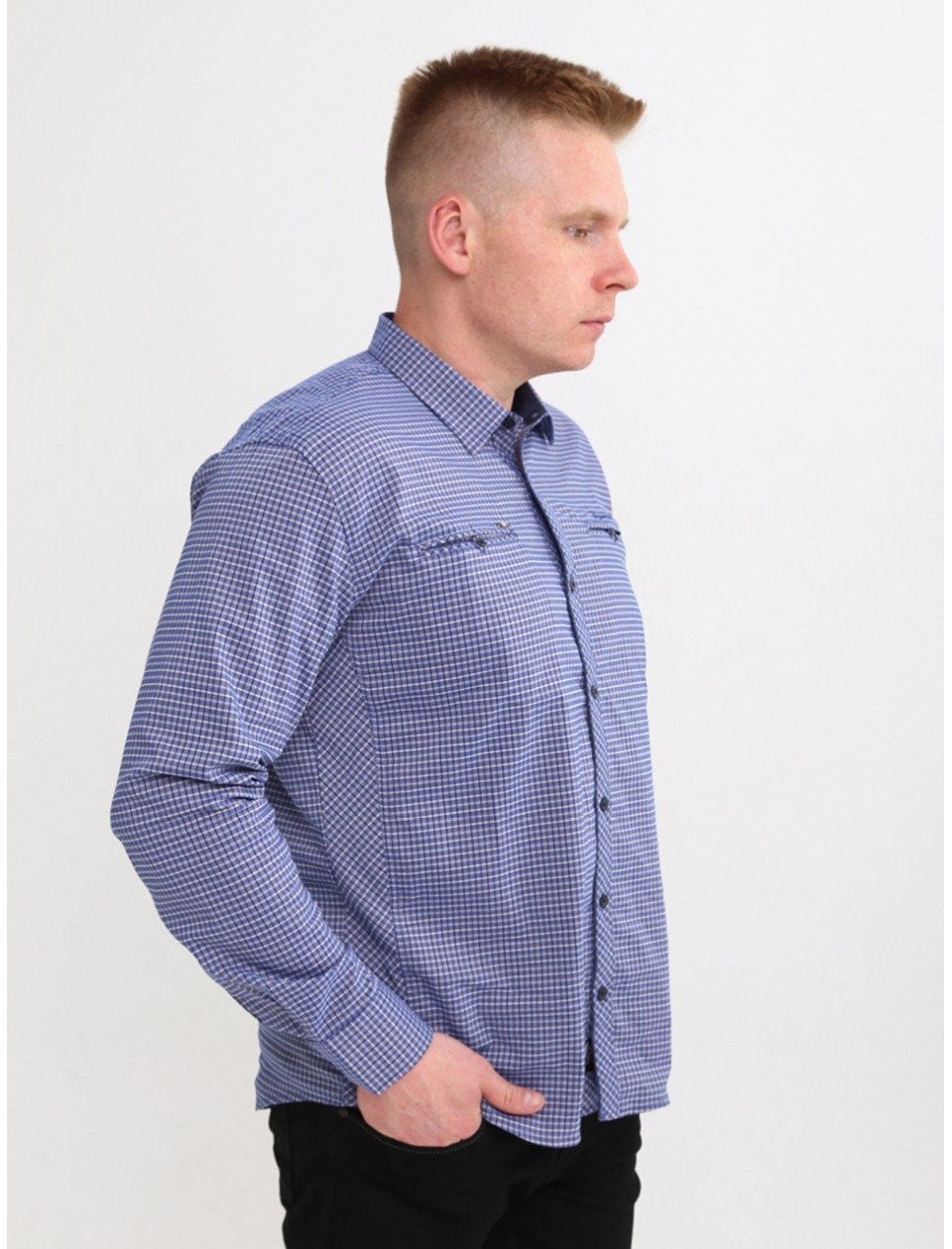 сорочка JPB 7901-3 синХбеж  l-3x  Ч