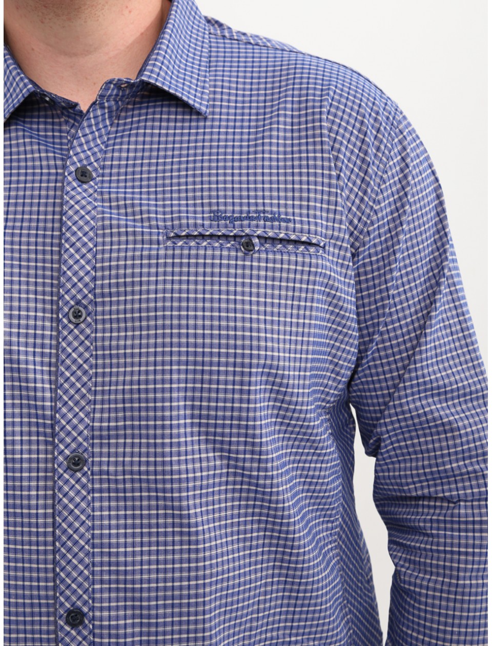 сорочка JPB 7901-3 синХбеж  l-3x  Ч