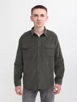 сорочка JP 8802-2 хакі велв l-2x  Ч