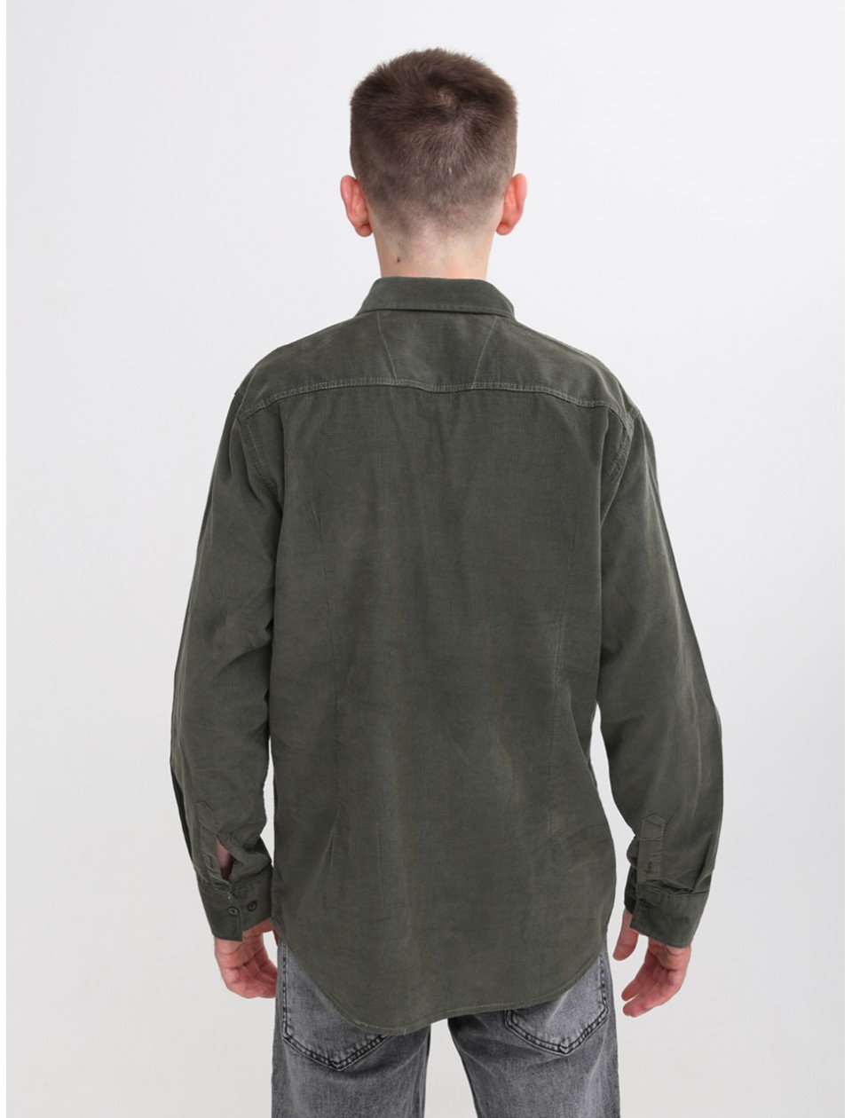 сорочка JP 8802-2 хакі велв l-2x  Ч