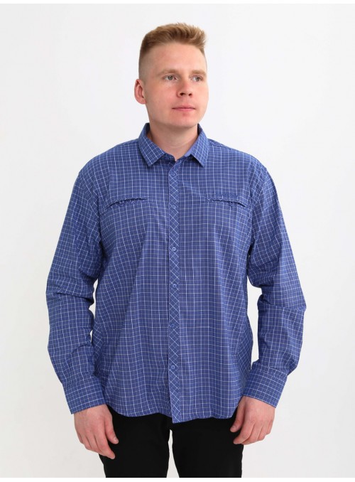 сорочка бт JPB 9615-B-1 синій Х 3-6x  Ч