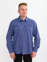 сорочка бт JPB 9615-B-1 синій Х 3-6x  Ч