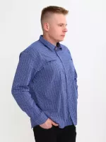 сорочка бт JPB 9615-B-1 синій Х 3-6x  Ч