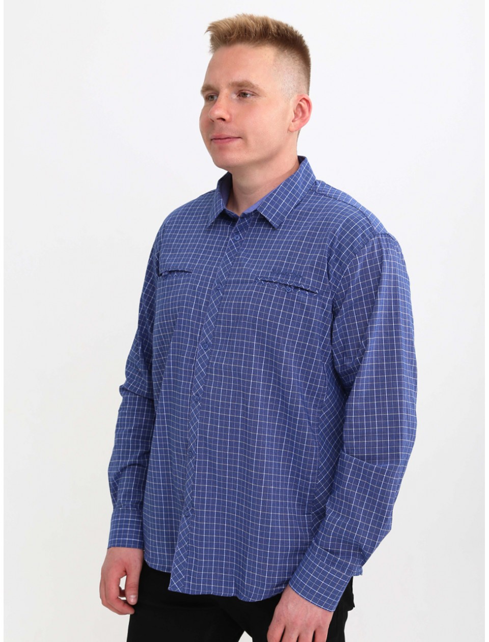 сорочка бт JPB 9615-B-1 синій Х 3-6x  Ч