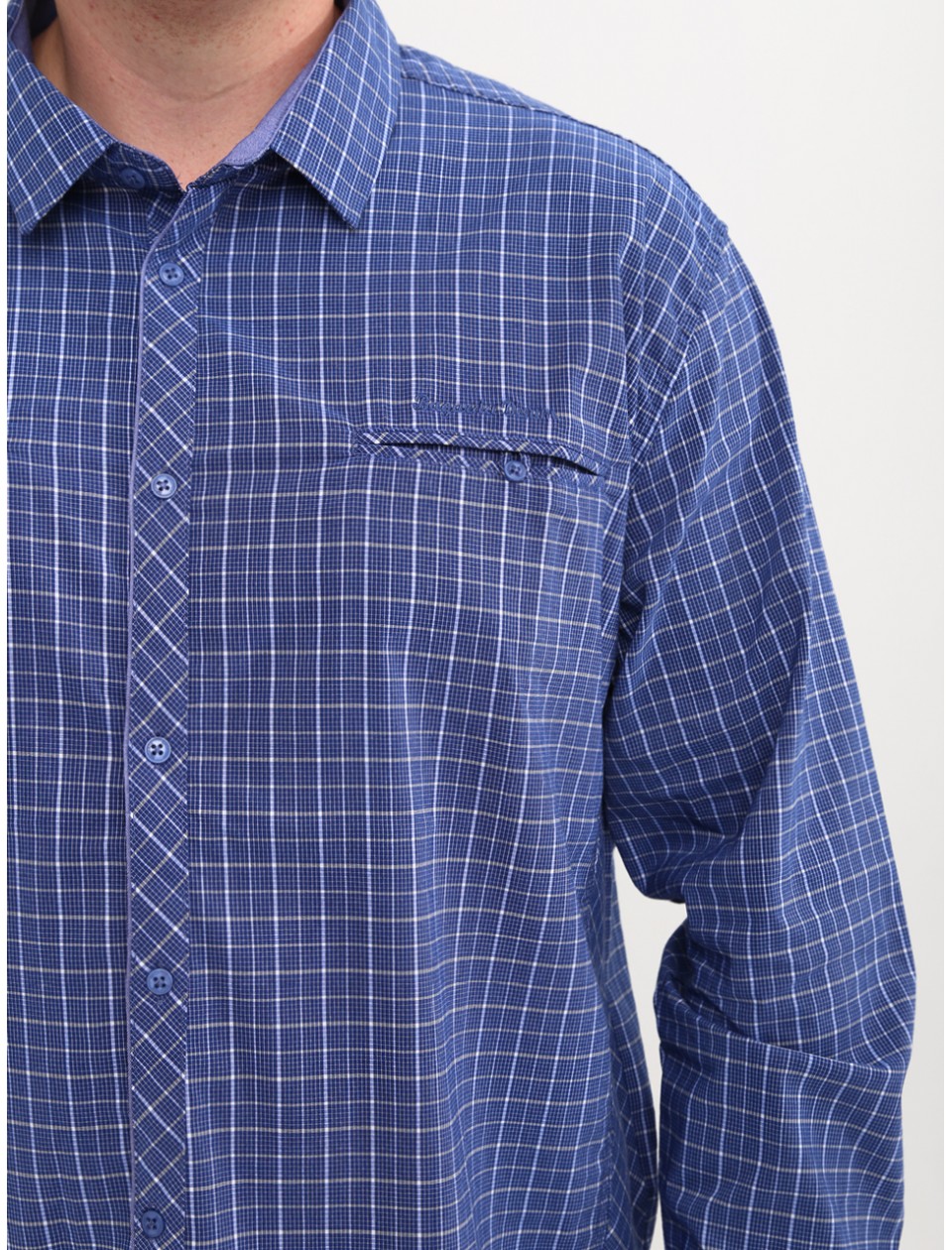 сорочка бт JPB 9615-B-1 синій Х 3-6x  Ч