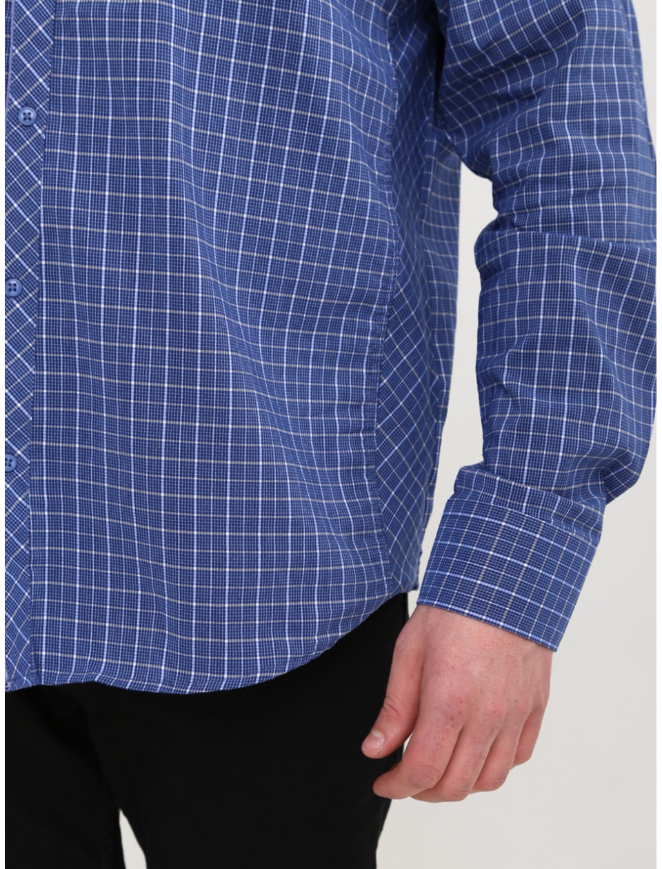 сорочка бт JPB 9615-B-1 синій Х 3-6x  Ч