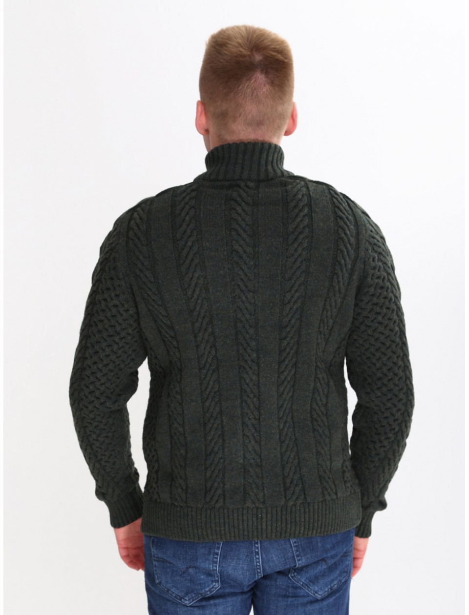 джемпер Pullt 230-523-2 хакі коси m-xlЧ