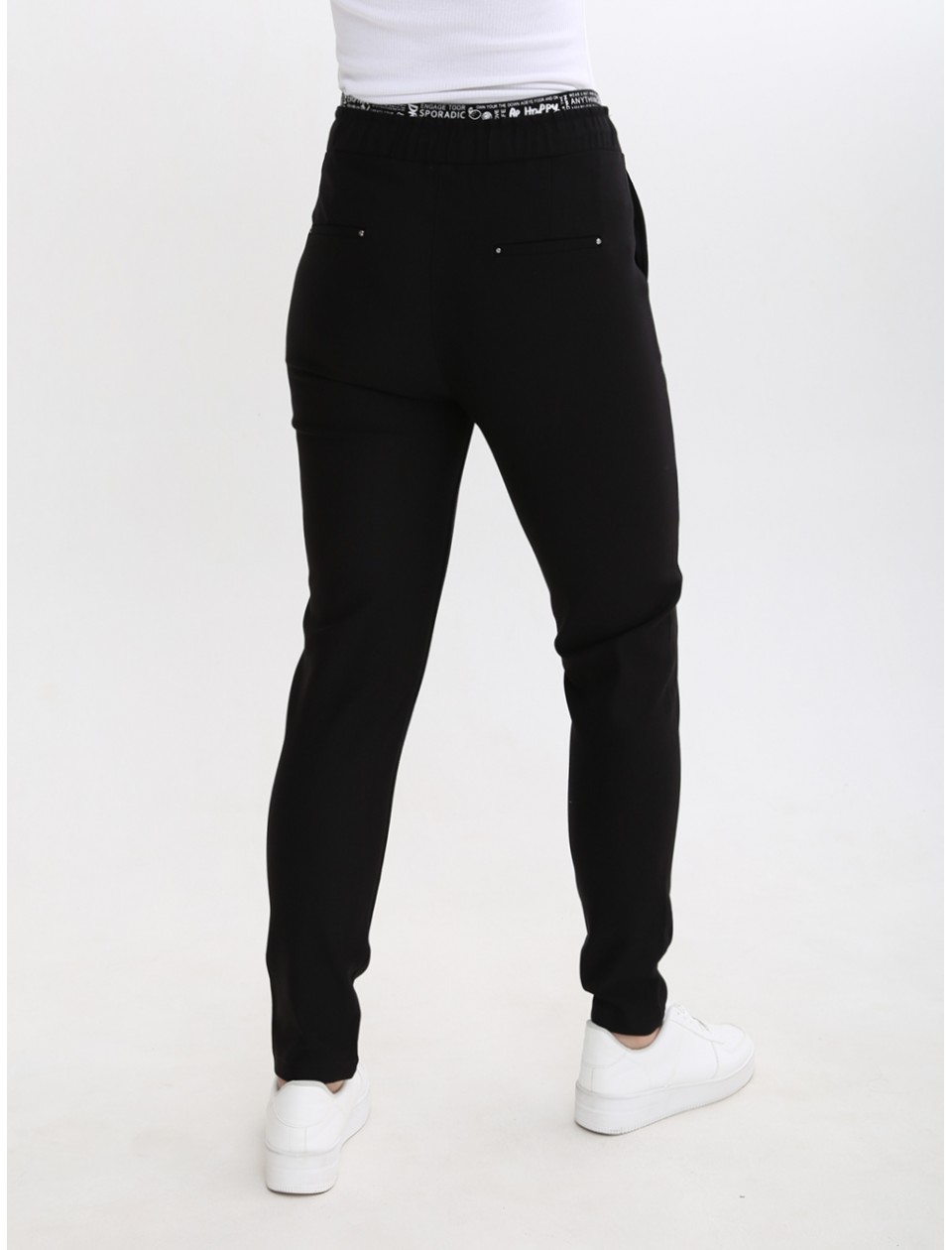 штани S-li Msnt 4419 чорн+кулс MOM 36-42 Ж