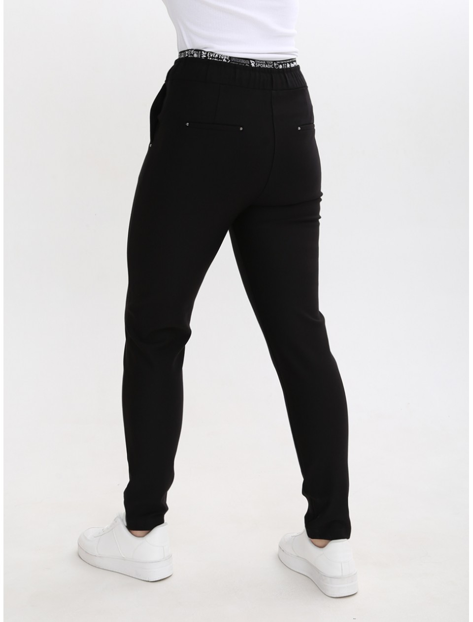 штани S-li Msnt 4419 чорн+кулс MOM 36-42 Ж