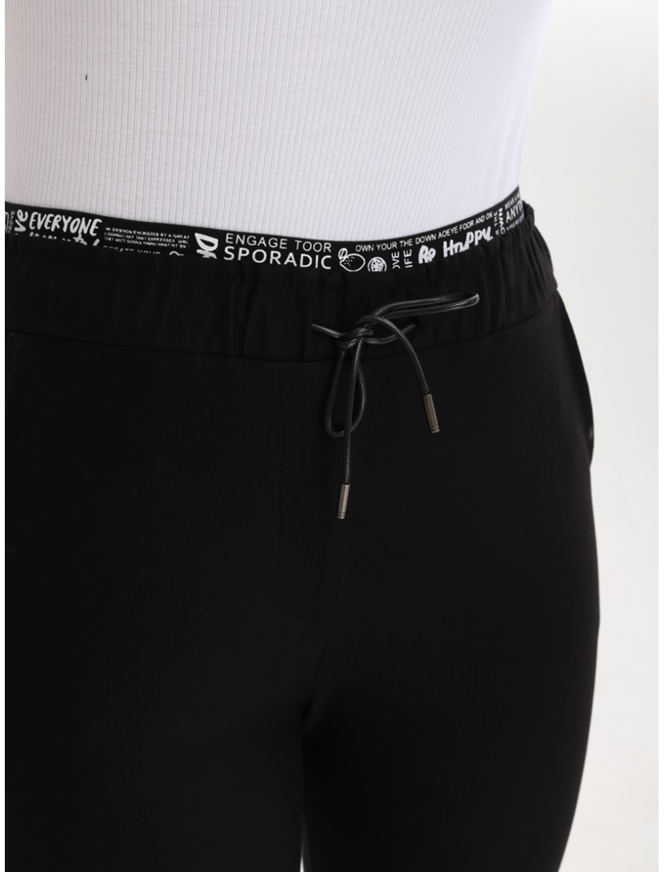 штани S-li Msnt 4419 чорн+кулс MOM 36-42 Ж