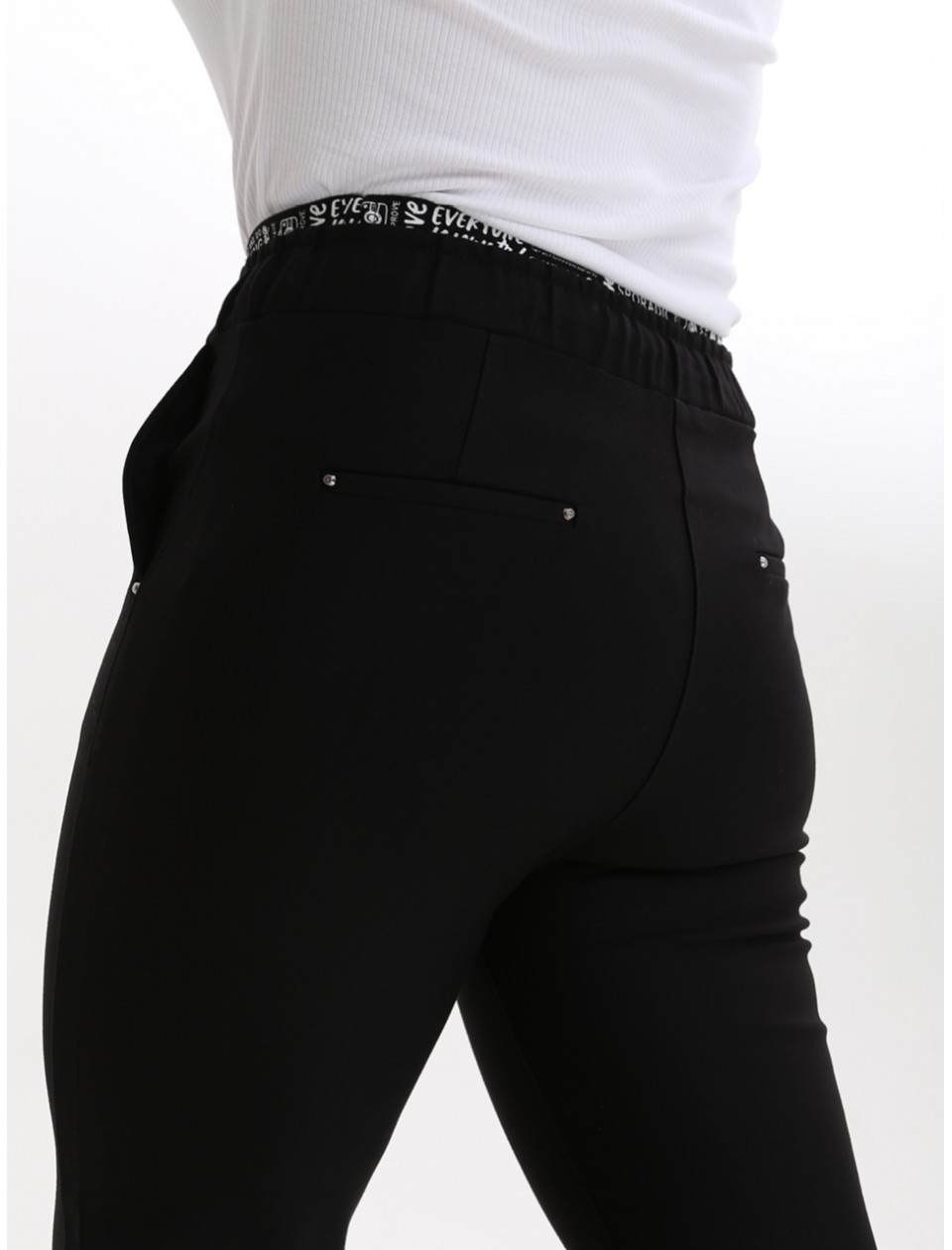 штани S-li Msnt 4419 чорн+кулс MOM 36-42 Ж