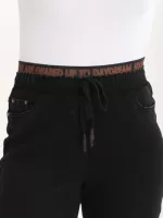 джинси S-li Adrt 7377-1 чор MOM+кул 36-42 Ж