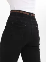 джинси S-li Adrt 7377-1 чор MOM+кул 36-42 Ж