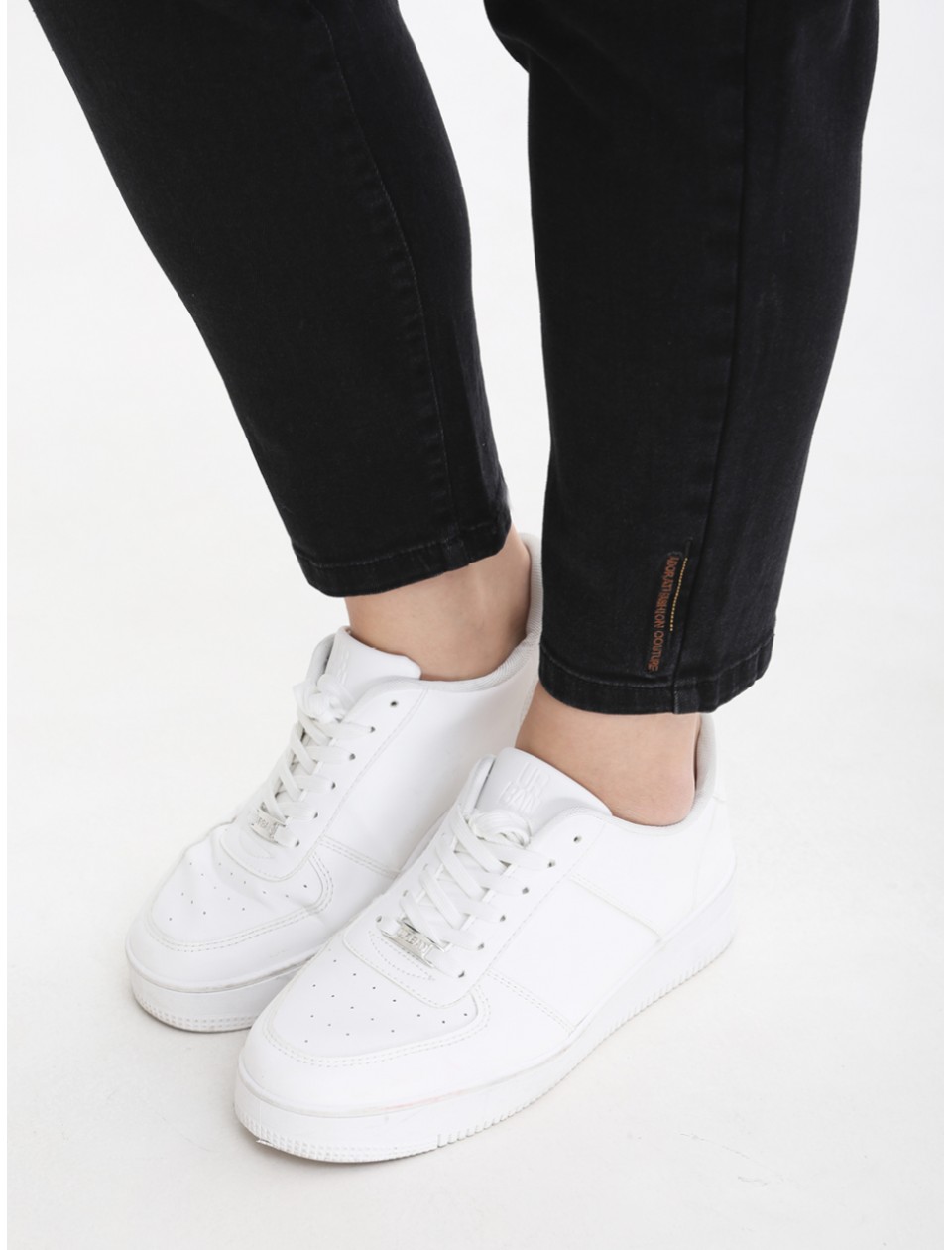 джинси S-li Adrt 7377-1 чор MOM+кул 36-42 Ж