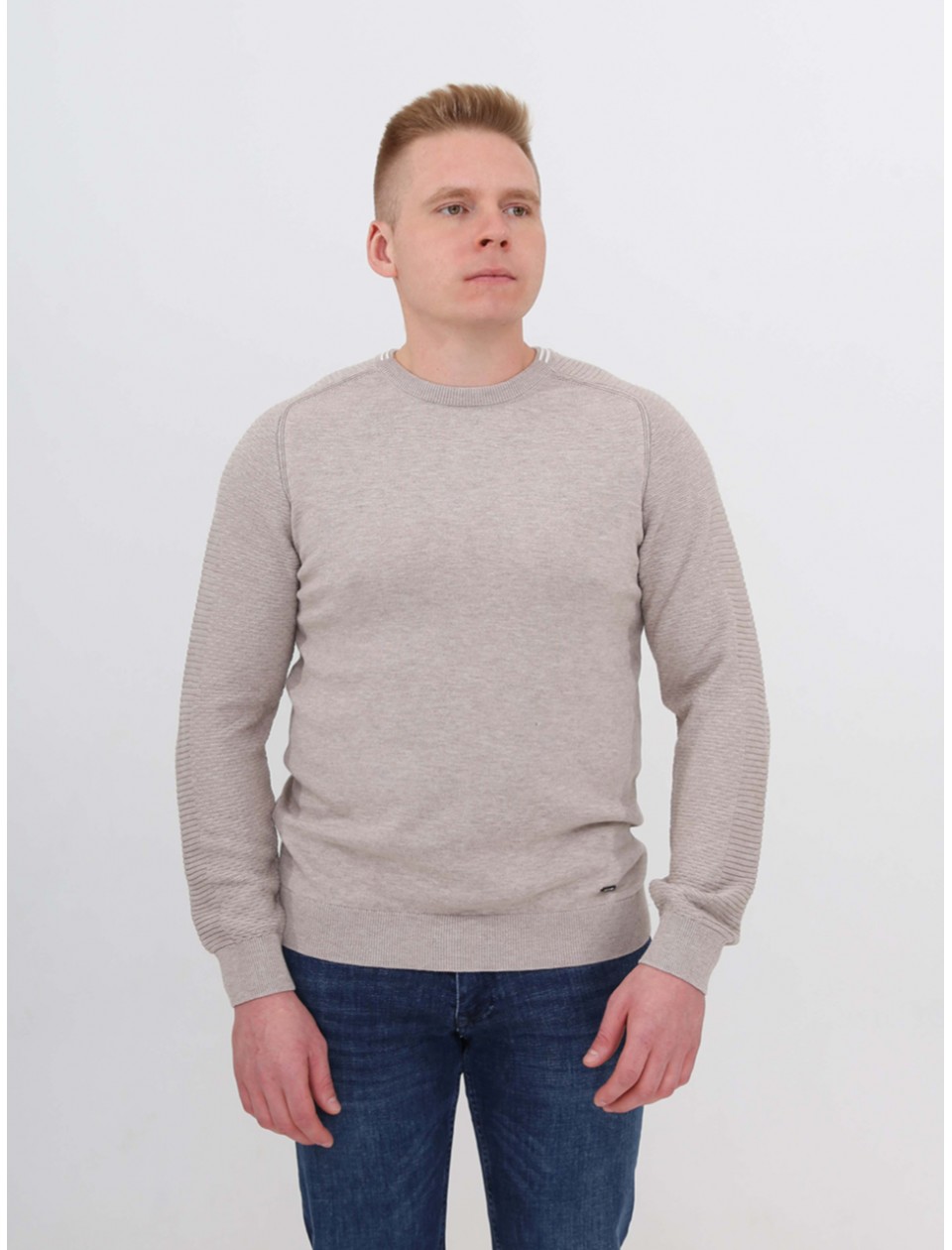 светр Pooll 1438-2 беж m-2xl Ч