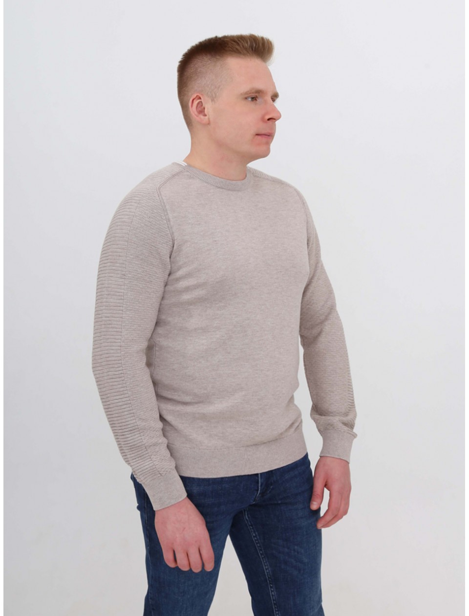 светр Pooll 1438-2 беж m-2xl Ч