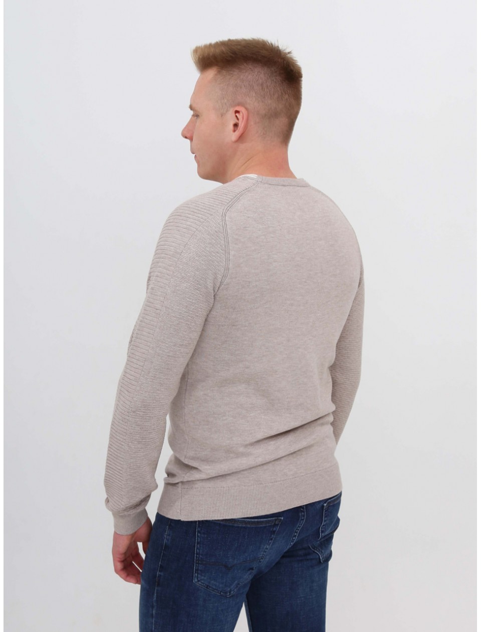 светр Pooll 1438-2 беж m-2xl Ч