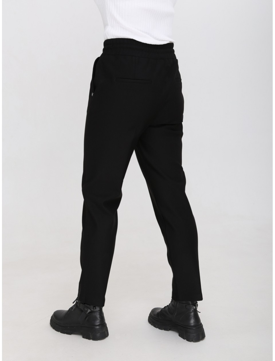 штани ут б/ S-li Crm 20057-B чор+кулс MOM  42-48 Ж