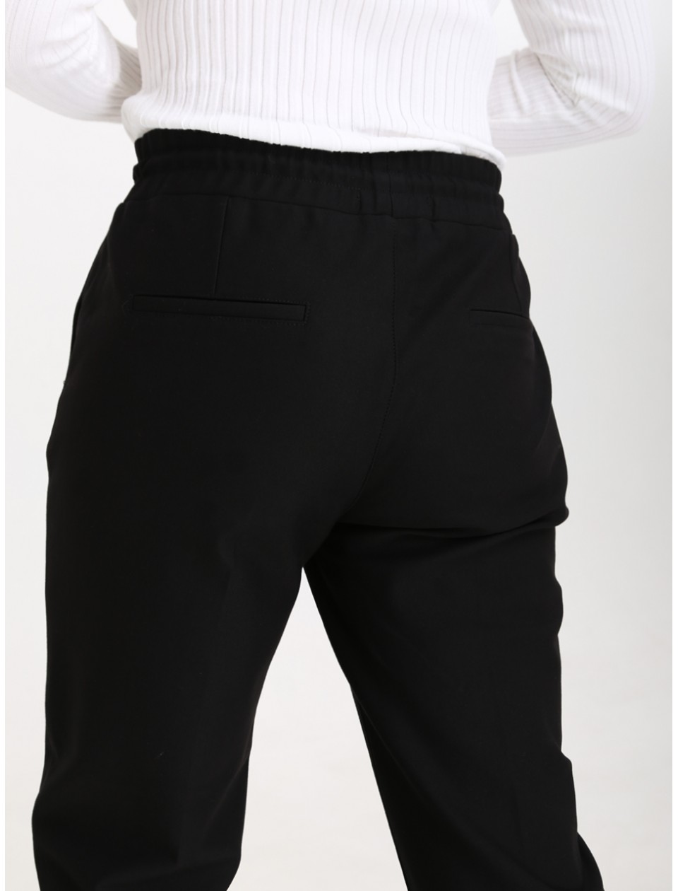 штани ут б/ S-li Crm 20057-B чор+кулс MOM  42-48 Ж