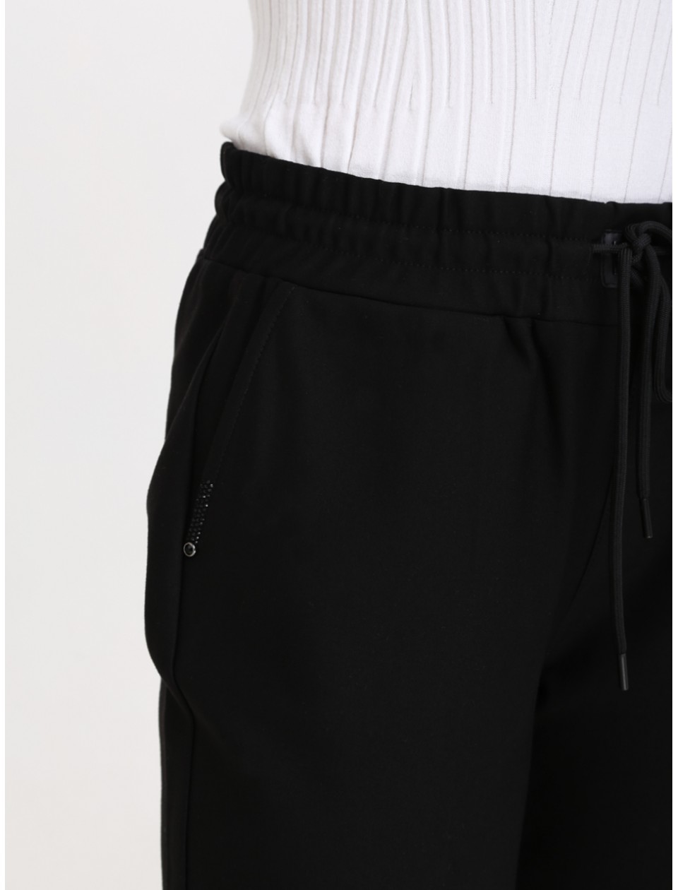 штани ут б/ S-li Crm 20057-B чор+кулс MOM  42-48 Ж