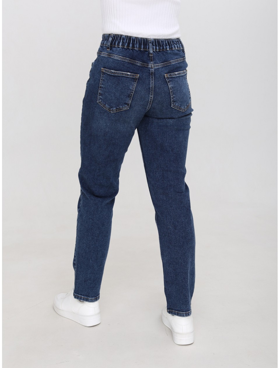 джинси ANG 3062-944 син+рзк МОМ 25-30/30Ж