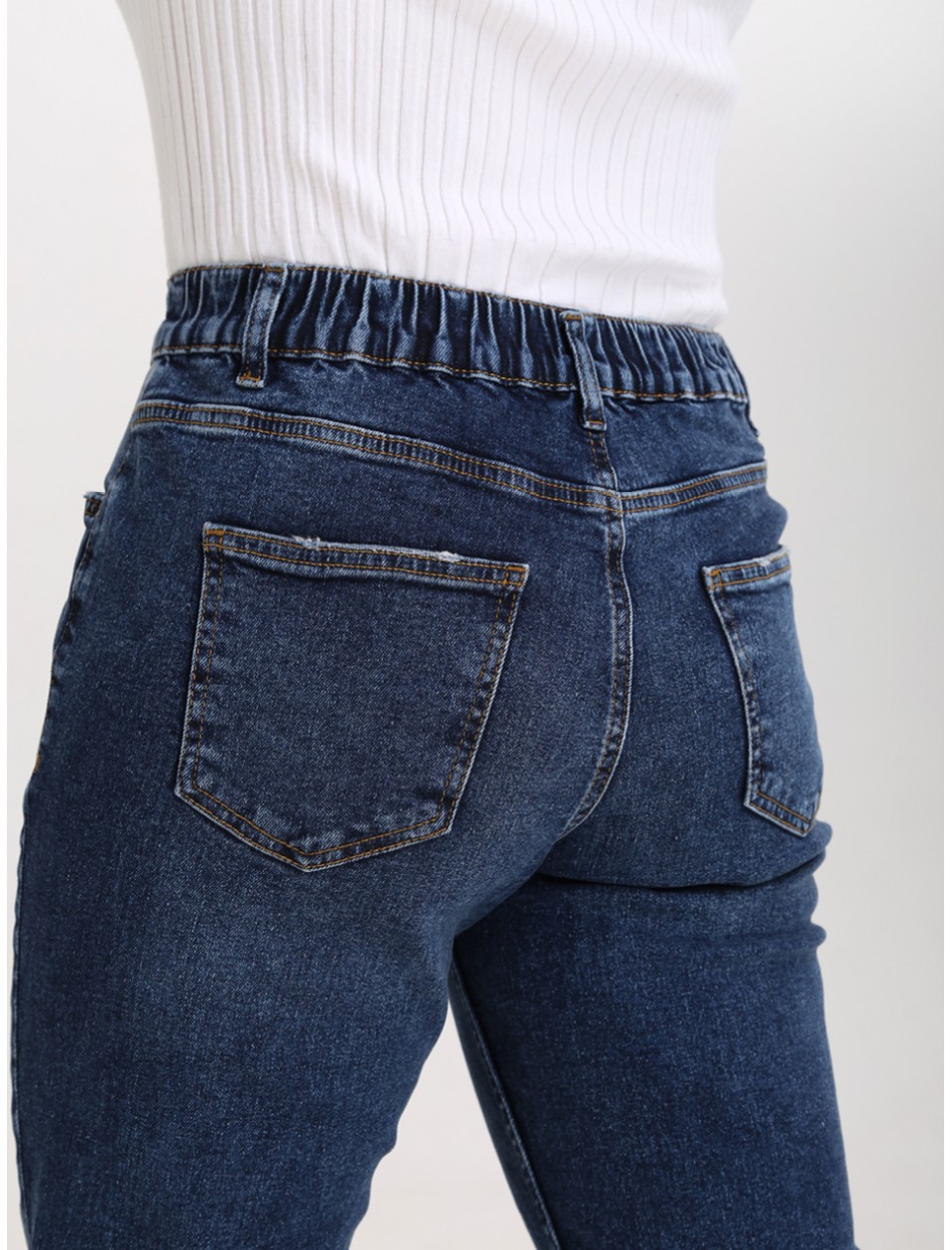 джинси ANG 3062-944 син+рзк МОМ 25-30/30Ж