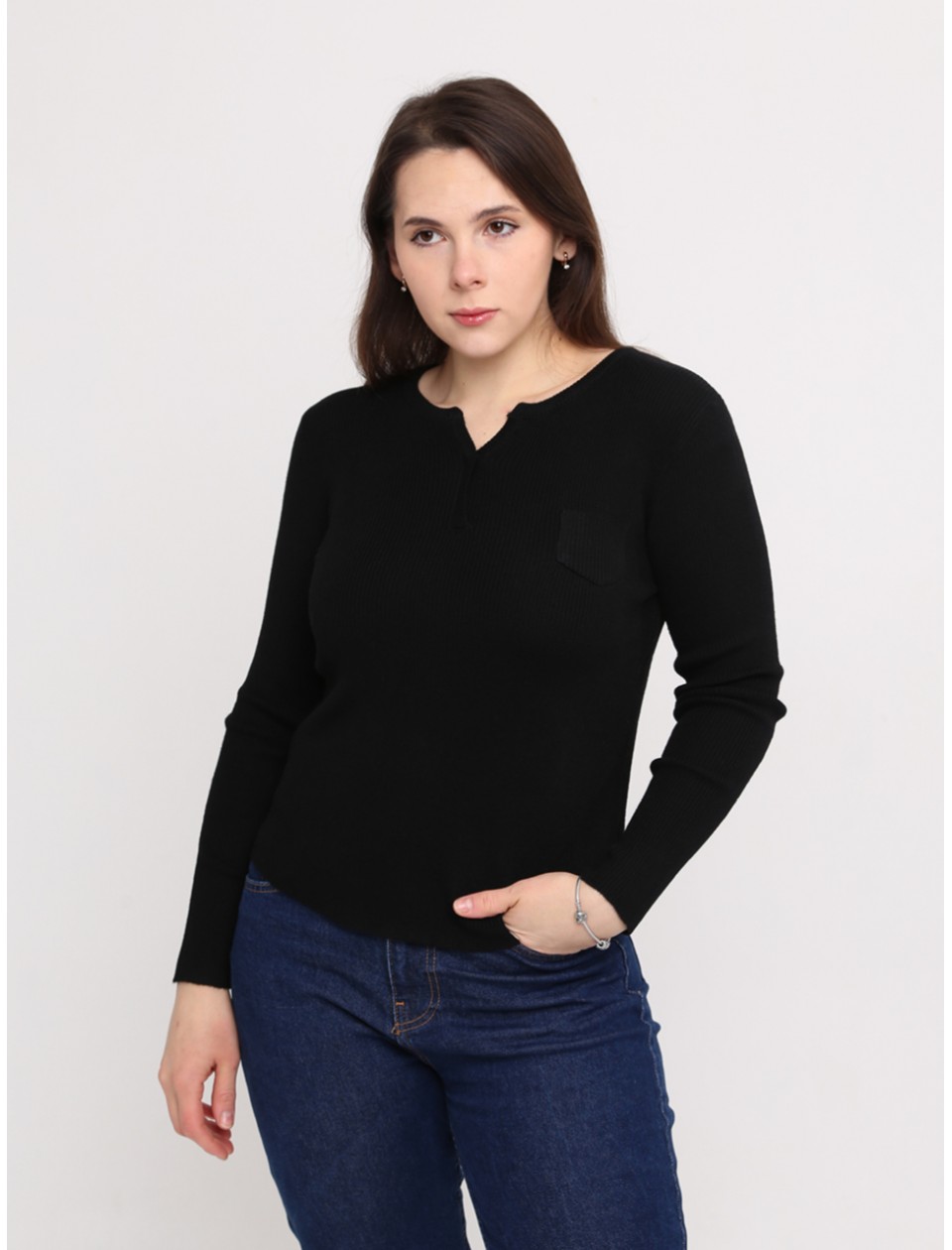 светр 01 JC 312/42-2 чорн+киш Ж