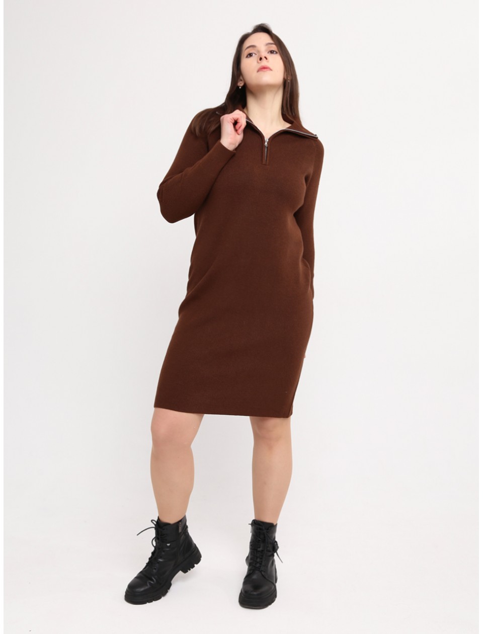 сукня 01 JC 312/5-1 корич гор/блиск Ж