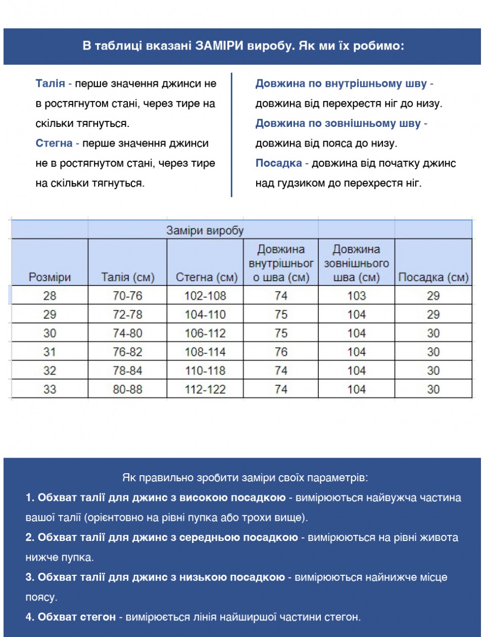 джинси б/ ANG 3026-B-934 син МОМ 28-33/30 рЖ