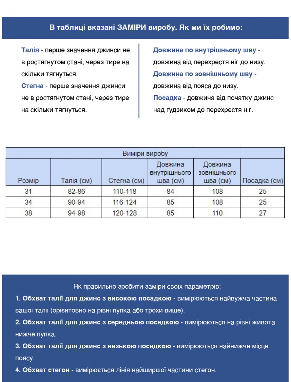 джинсы ут Archls 4262-2 т/син 31-38 рмн M