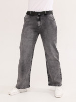 Джинси жіночі темно-сірі палаццо тонкі варені 1279-1