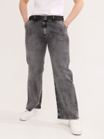 Джинси жіночі темно-сірі палаццо тонкі варені 1279-1