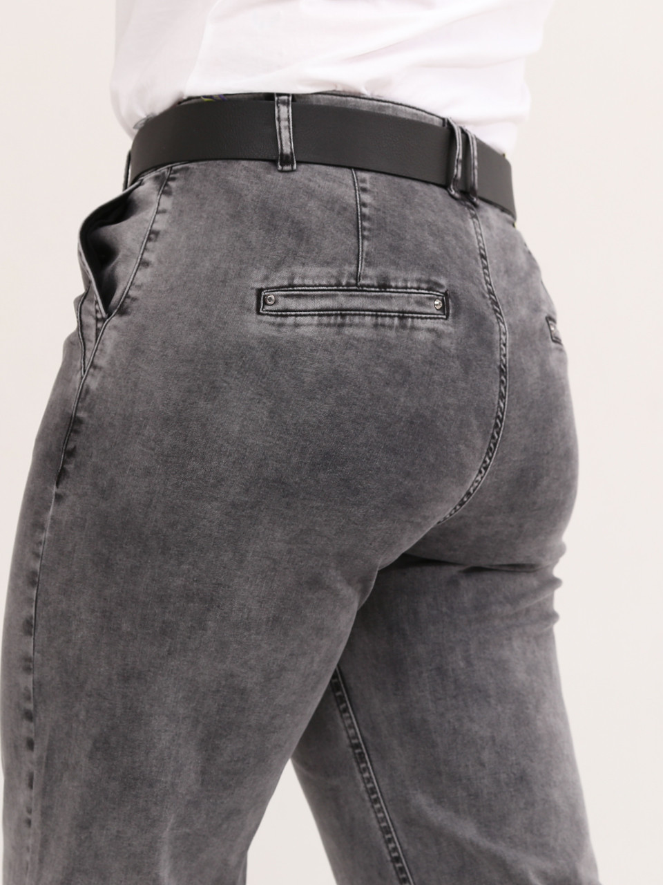 Джинси жіночі темно-сірі палаццо тонкі варені 1279-1