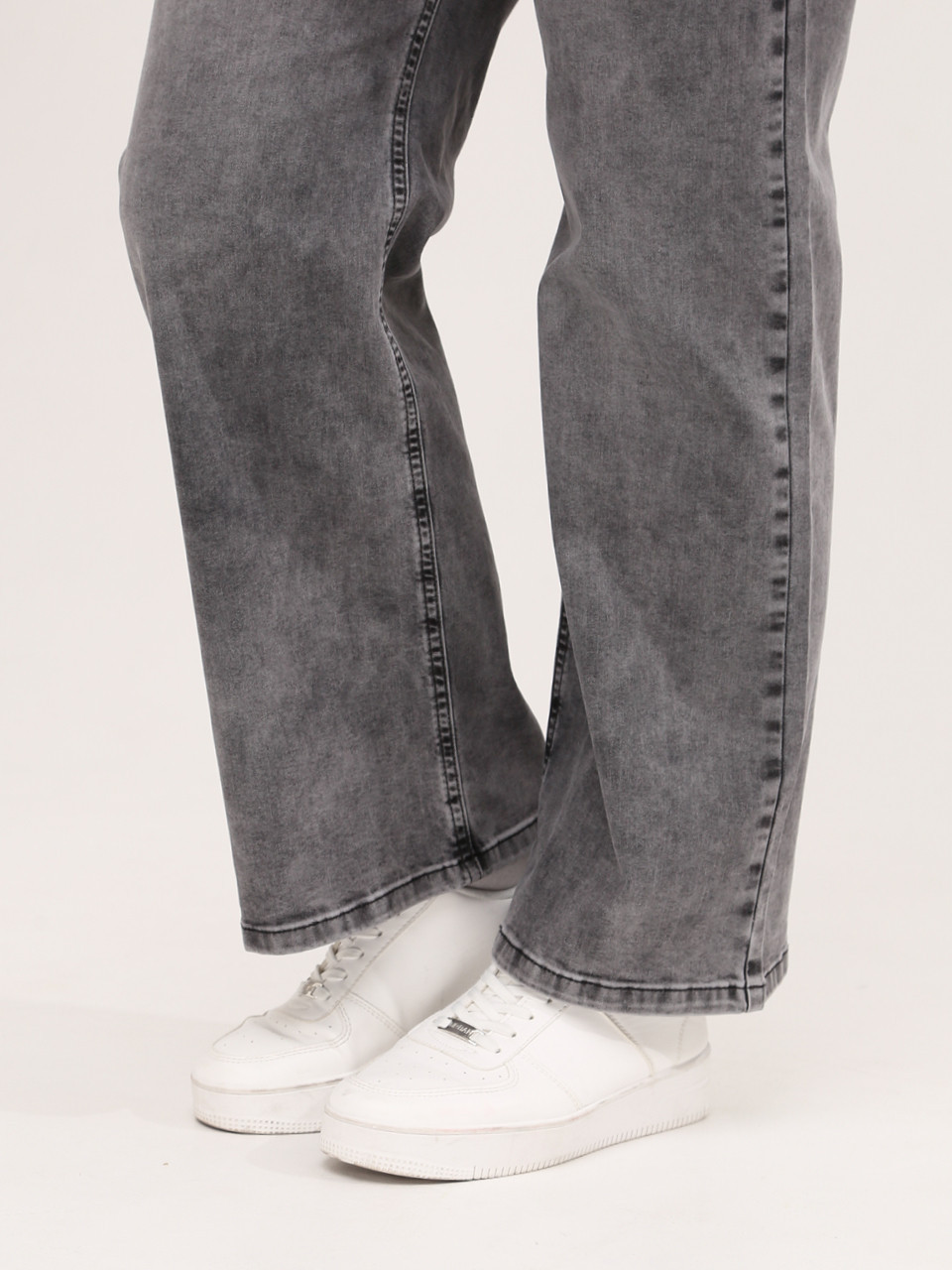 Джинси жіночі темно-сірі палаццо тонкі варені 1279-1